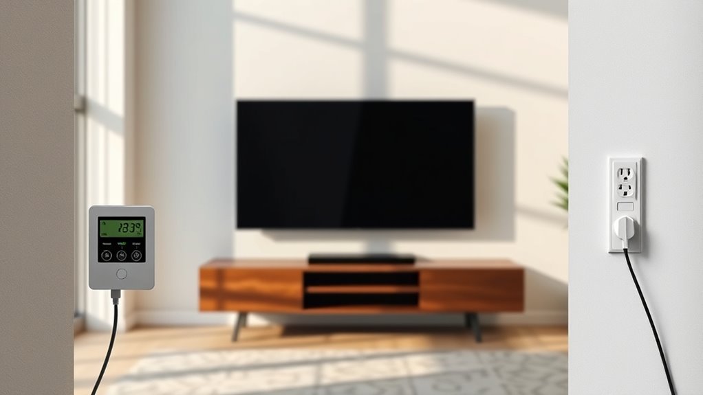 tv power consumption ranges