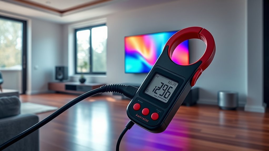 tv power consumption ranges