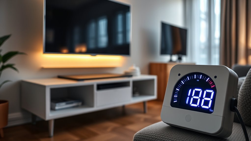 tv power consumption varies