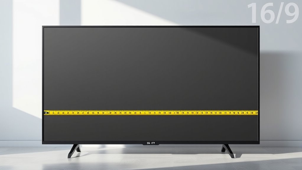 tv size and aspect ratios