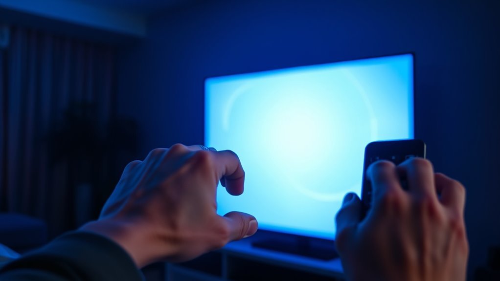 tv technology affects blue light
