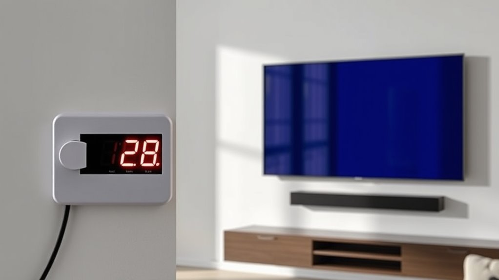 tv wattage comparison ranges